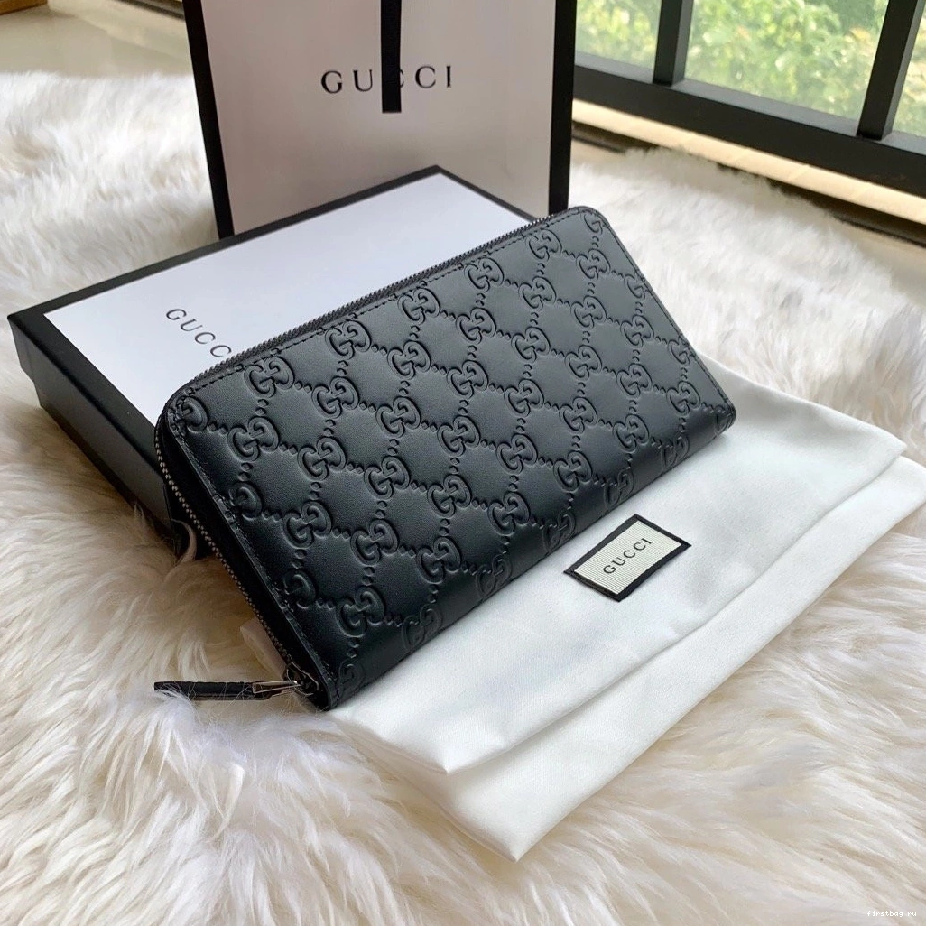 Firstbag ru AROUND LEATHER WALLET ZIP GUCCI 0806